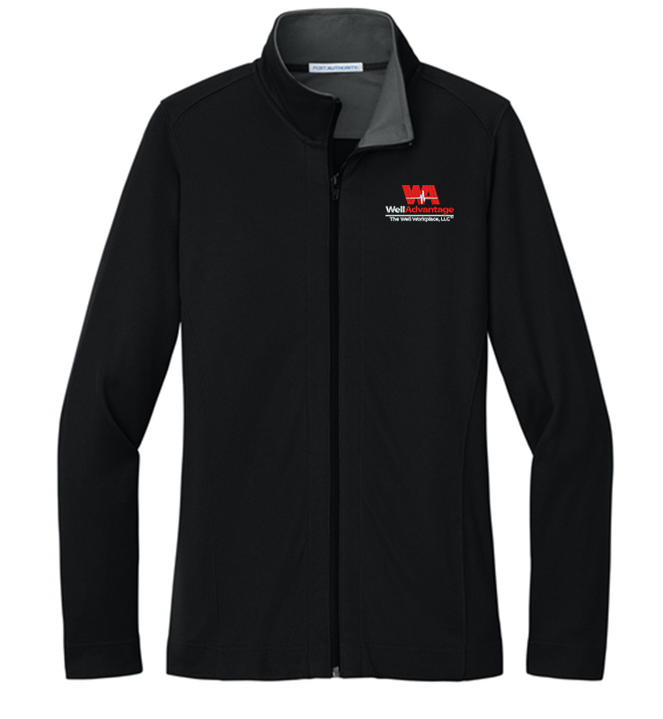 WELL ADVANTAGE LADIES VERTICAL TETURE FULL ZIP JACKET