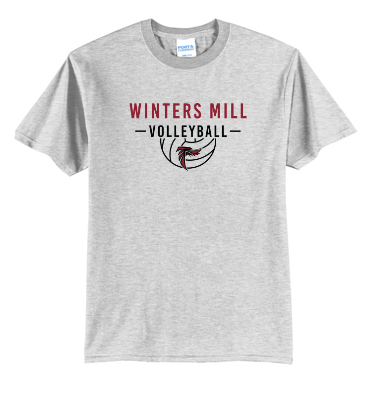 WINTERS MILL VOLLEYBALL ASH BLENDED TEE