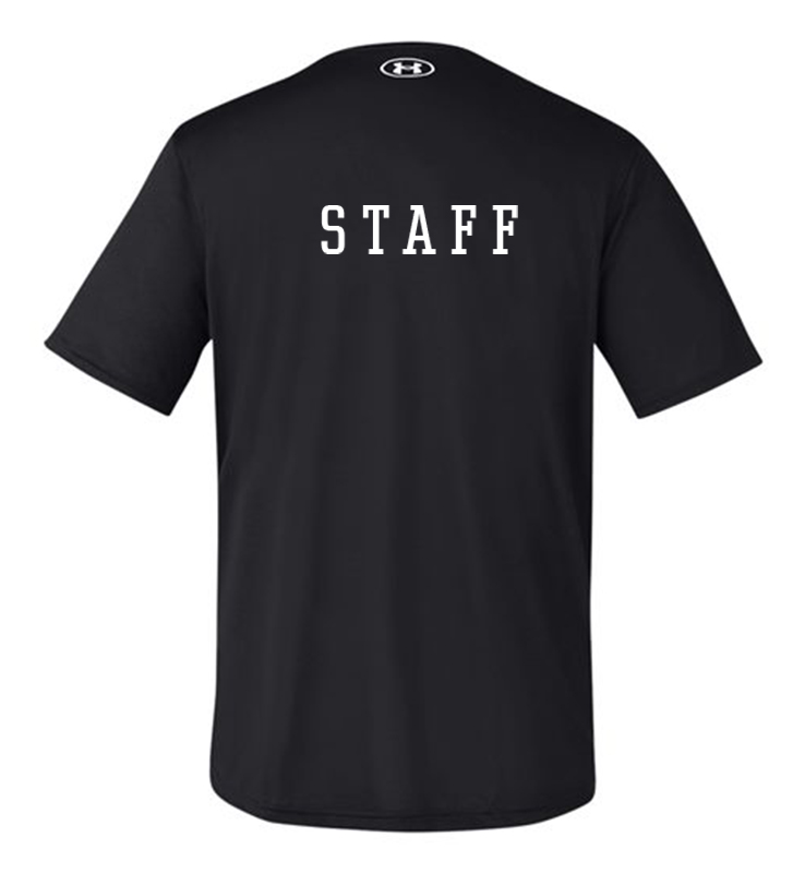 BOBCATS STAFF  UA BLACK MD TEE