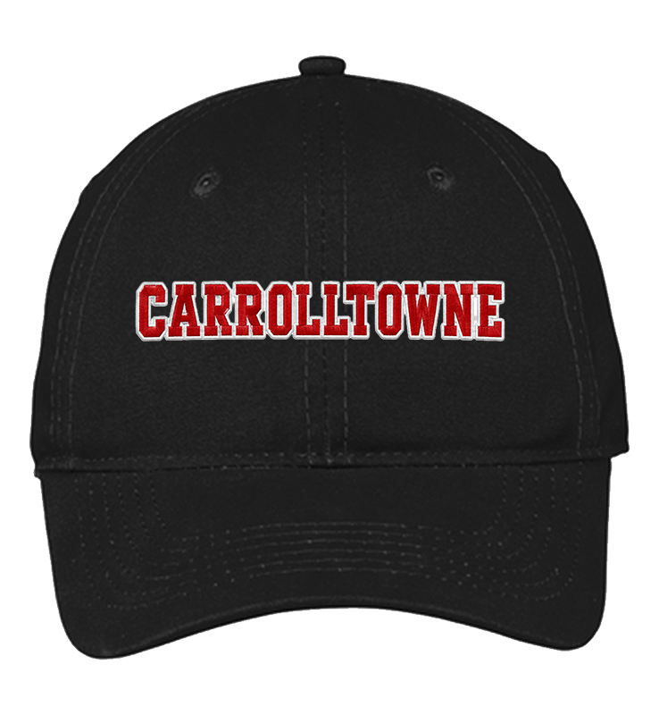 CARROLLTOWNE BLACK CANVAS CAP
