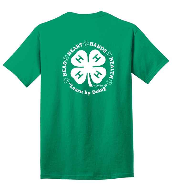 DAYTON 4-H CLUB KELLY GREEN T-SHIRT
