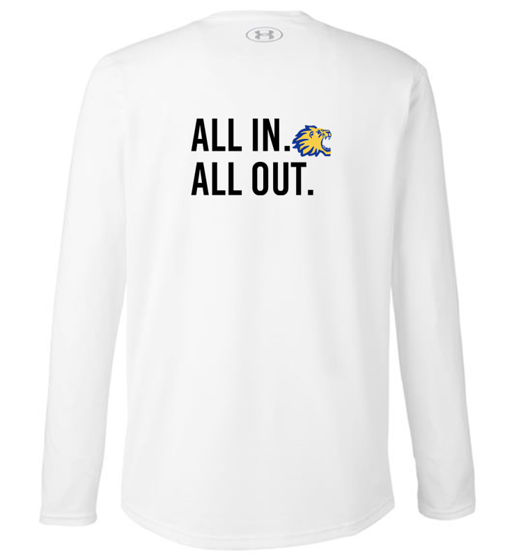 LIBERTY GIRLS SOCCER WHITE LONG SLEEVE WARMUP