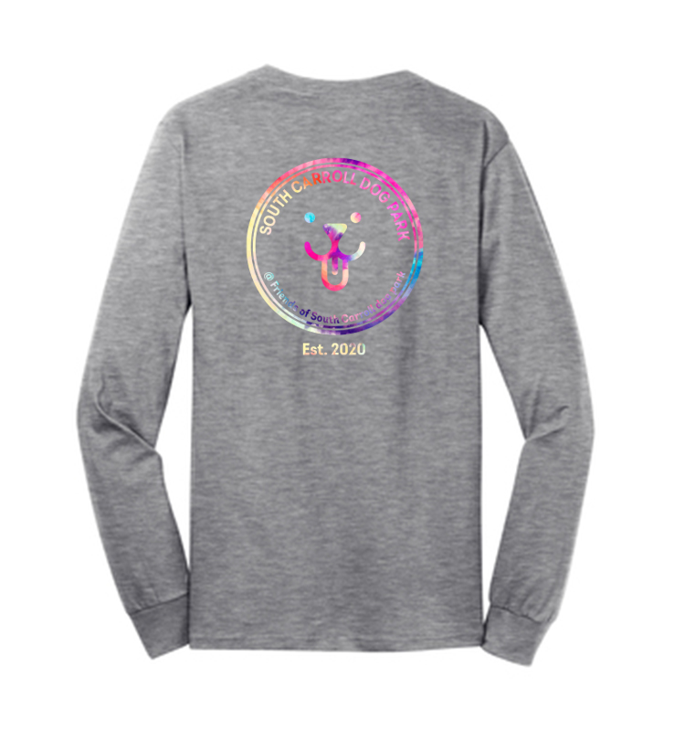 SOUTH CARROLL DOG PARK LONG SLEEVE TIE DYE PRINT