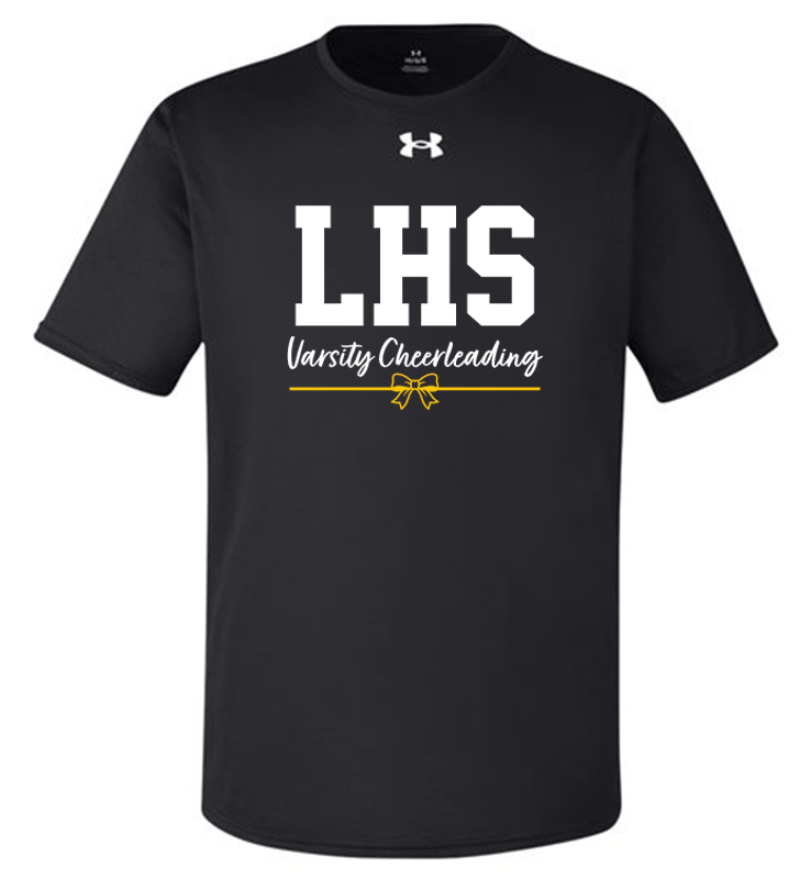LIBERTY CHEER UA BLACK TECH TEE