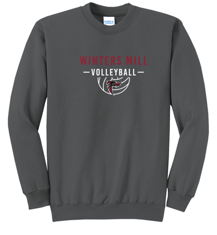 WINTERS MILL CHARCOAL CREWNECK