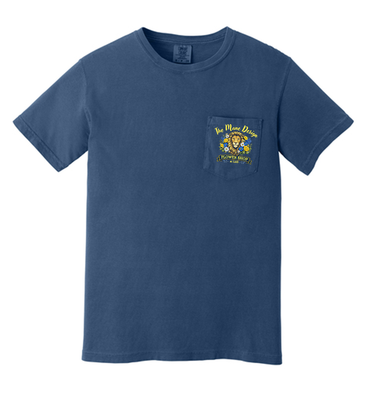 FFA LHS MAIN DESIGN POCKET TEE CHINA BLUE