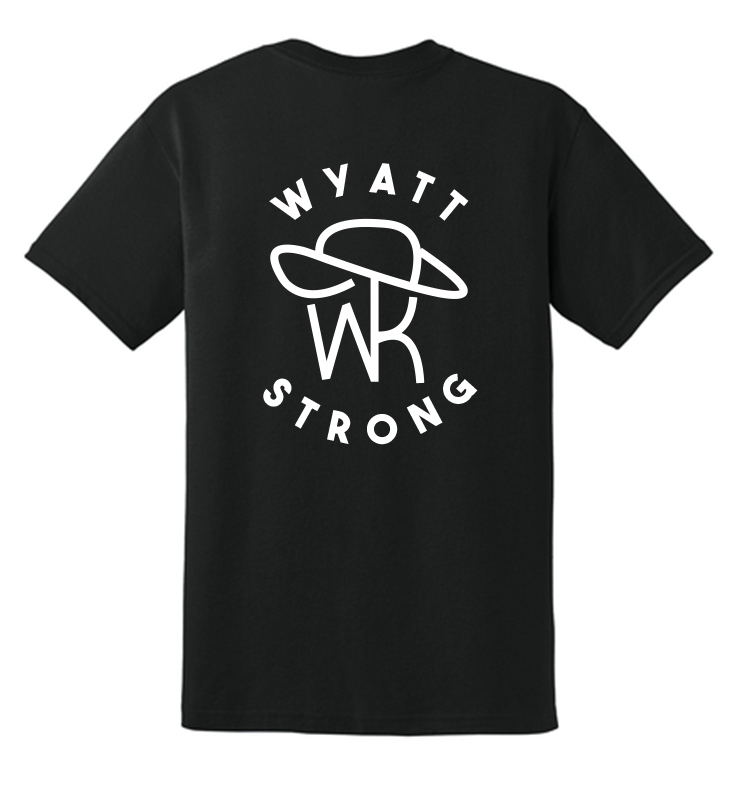 WYATT STRONG 50/50 BLACK T-SHIRT