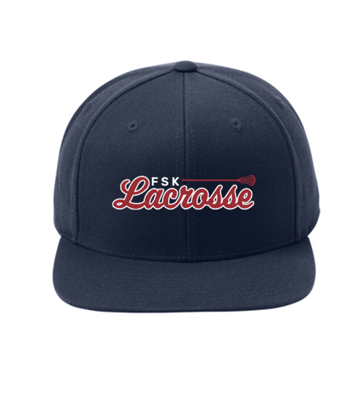 FSK LACROSSE NAVY YP CLASSIC FLATBILL SNAPBACK