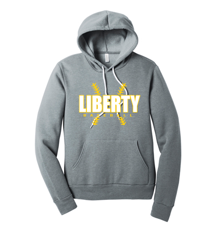 Liberty Baseball BELLA CANVAS Hooded Sweatshirt
