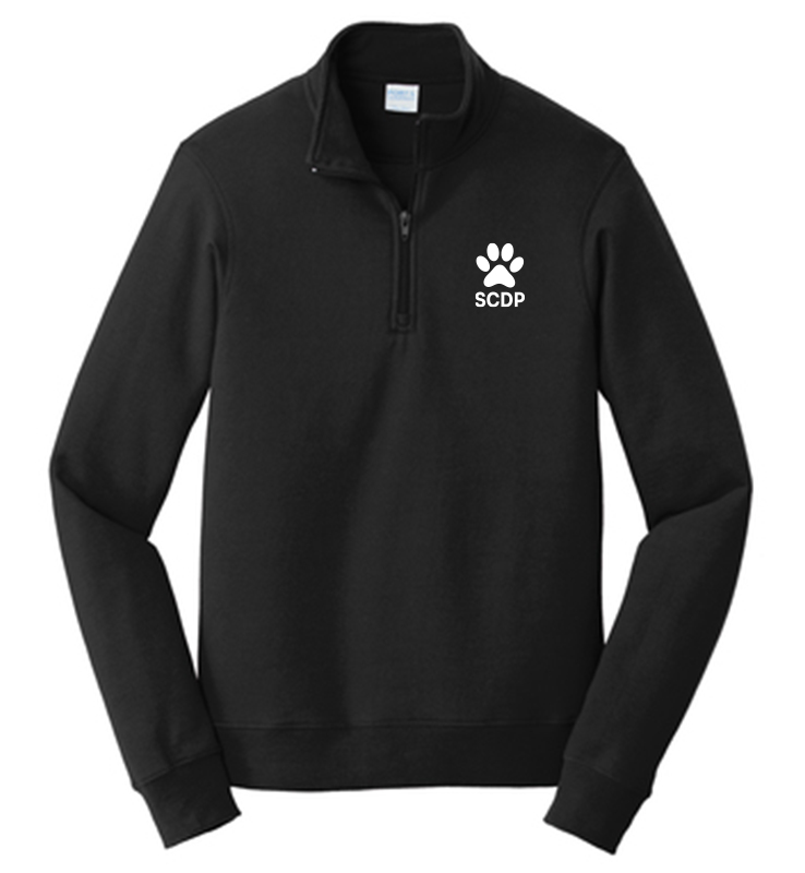 SOUTH CARROLL DOG PARK EMBROIDERED 1/4 ZIP