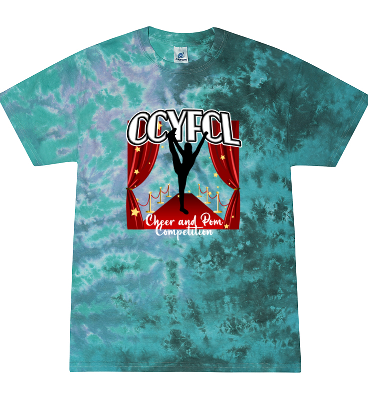 CCYFCL 2021 Cheer Competition Tie Dye