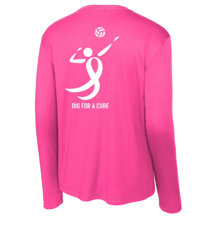 LIBERTY VOLLEYBALL DIG PINK LONG SLEEVE