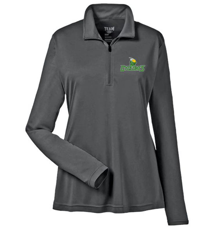 CHARLES CARROLL CYCLONES LADIES PERFORMANCE 1/4 ZIP