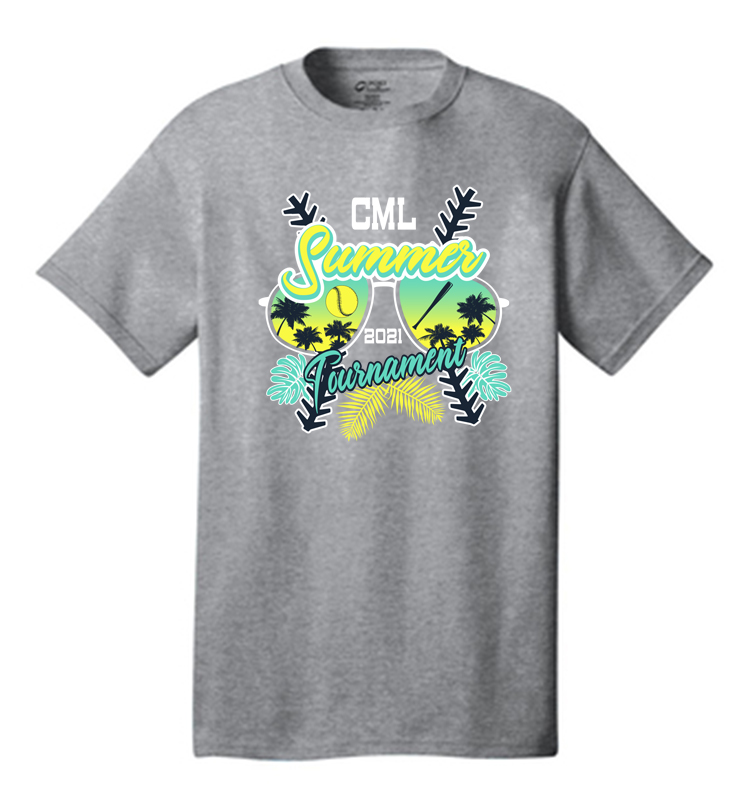 CML SUMMER TOURNAMENT TEE SPORT GRAY