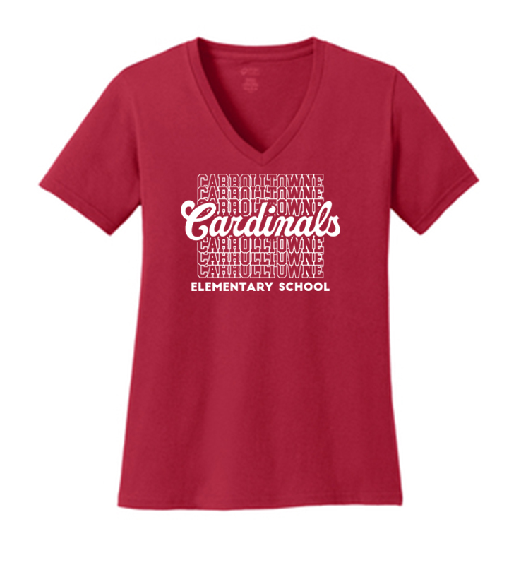 CARROLLTOWNE LADIES V-NECK