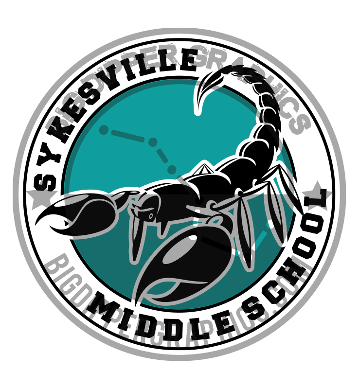 Sykesville Middle School 4.5" Decal
