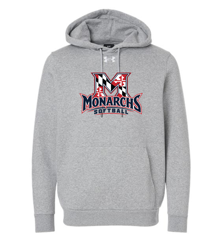 MONARCHS SOFTBALL GREY UA ICON HOODIE