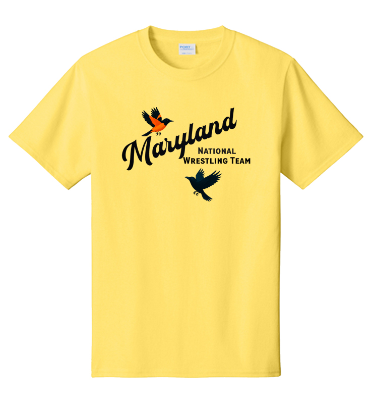 NATIONAL WRESTLING TEAM YELLOW TEE