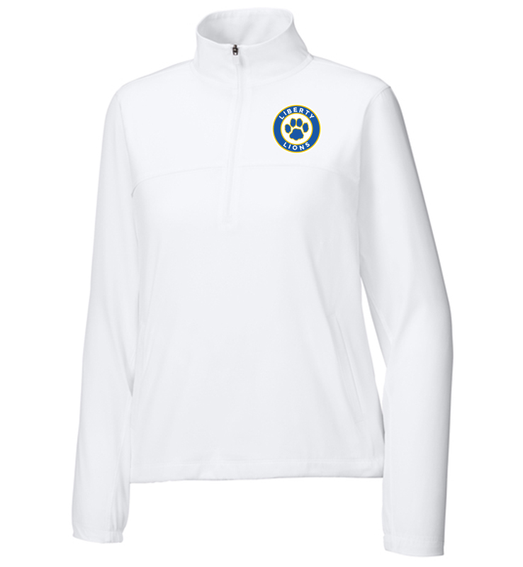 LIBERTY ATHLETIC BOOSTERS WOMENS 1/2 ZIP REPEAT