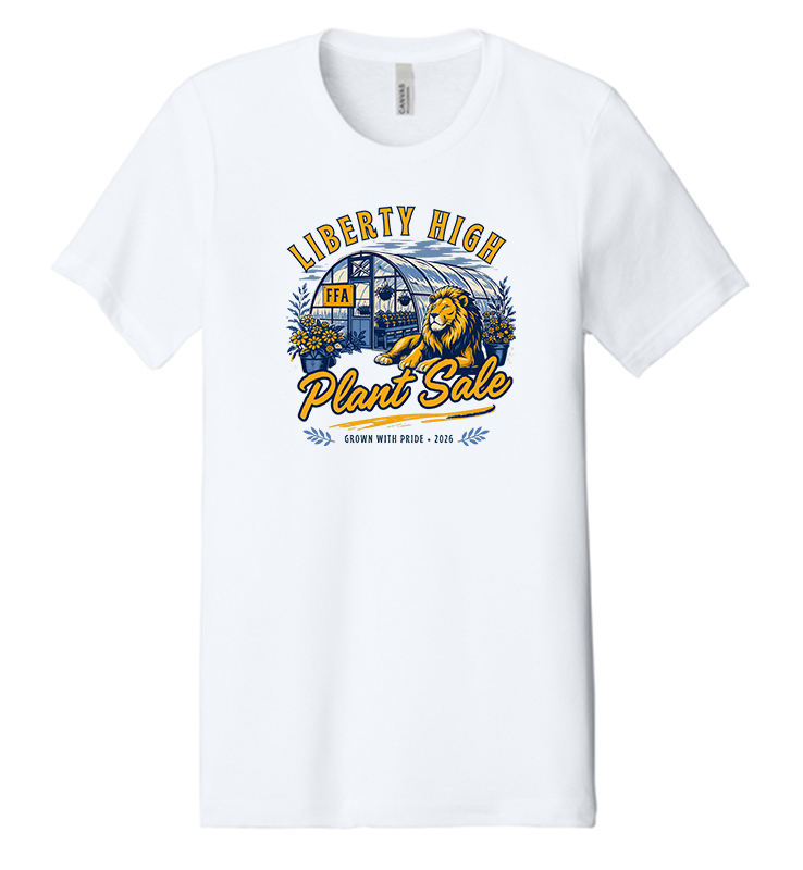 FFA LHS PLANT SALE TEE WHITE