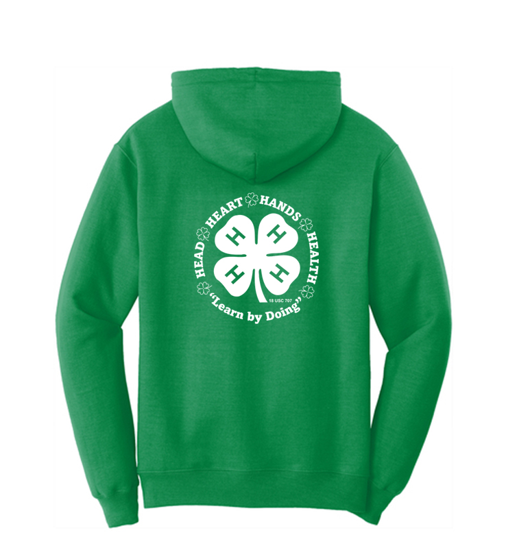DAYTON 4-H CLUB KELLY GREEN HOODIE