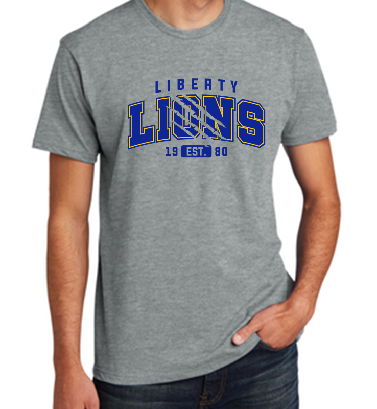 LIBERTY ATHLETIC BOOSTERS LIONS TEE