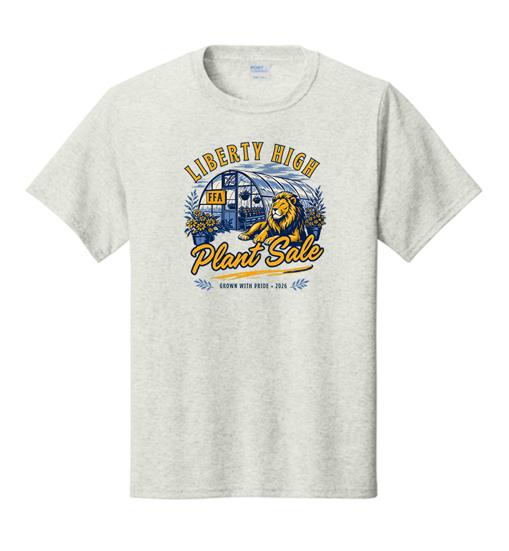 FFA LHS PLANT SALE CORE OATMEAL HEATHER TEE