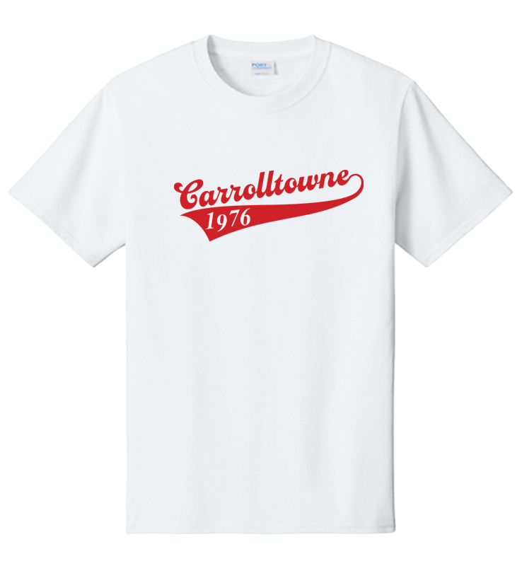 CARROLLTOWNE 1976 WHITE TEE
