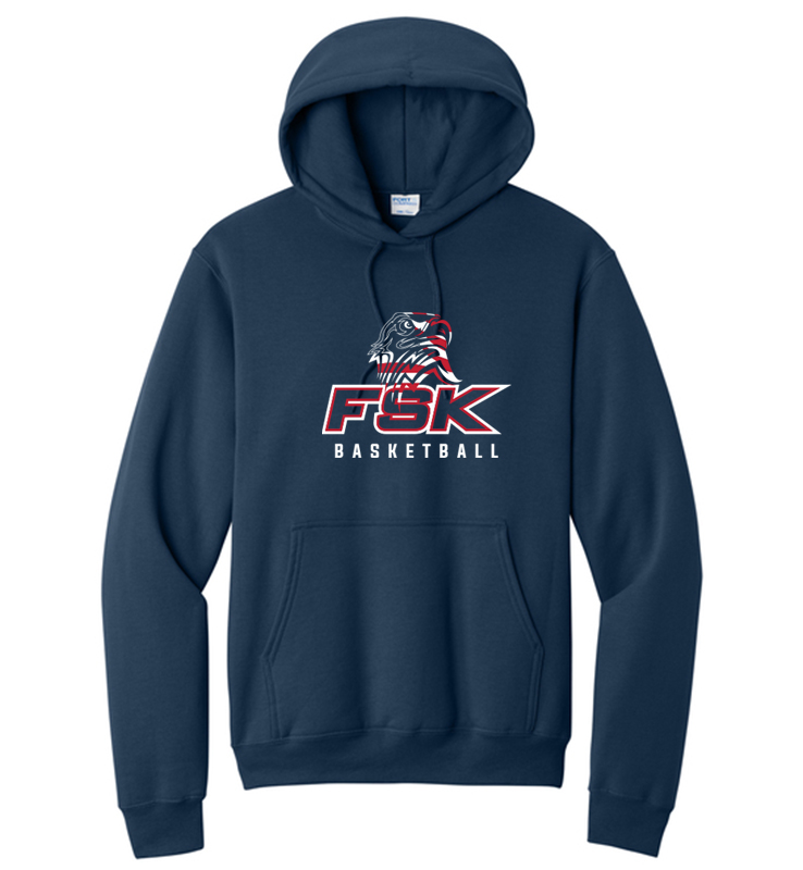FSK BASKETBALL NAVY CORE FLEECE HOODIE