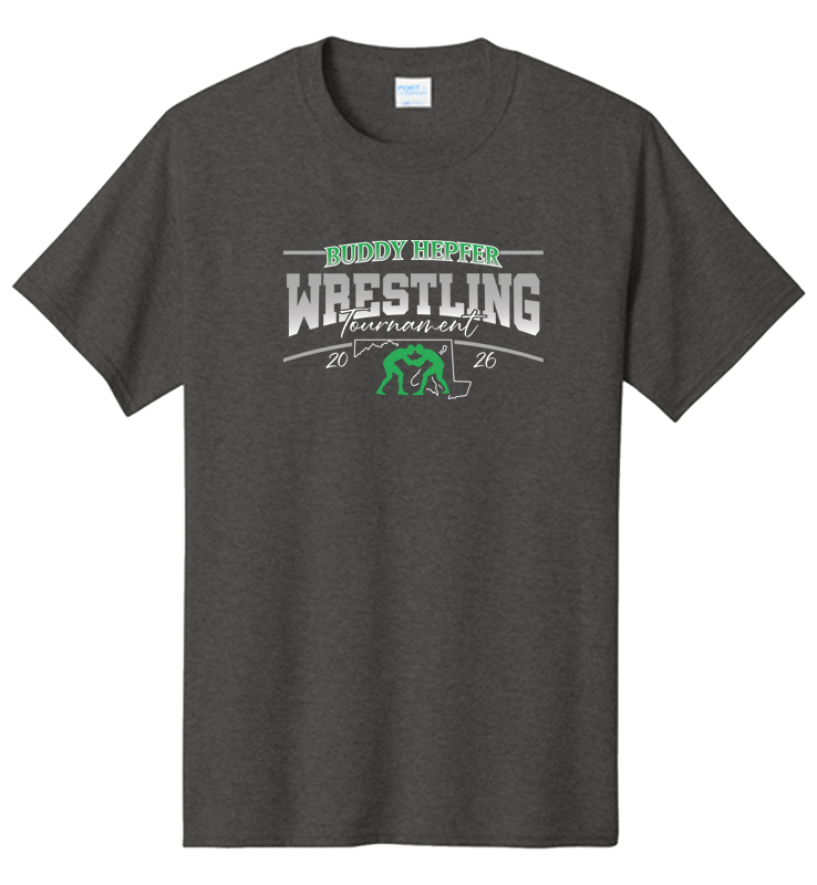 BUDDY HEPFNER TOURNAMENT DARK HEATHER T-SHIRT