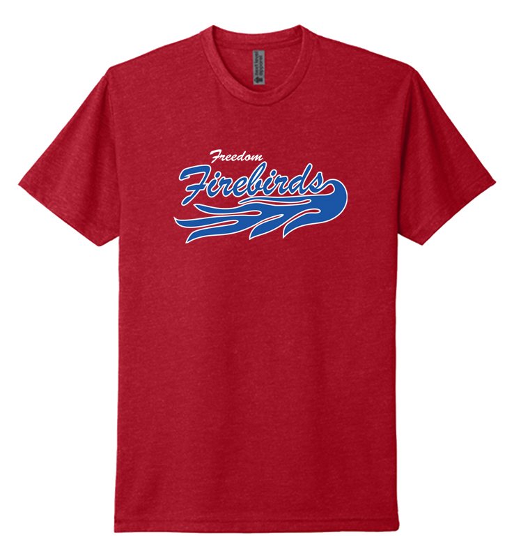 FIREBIRDS NEXT LEVEL RED CVC TEE
