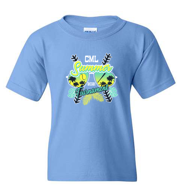 CML SUMMER TOURNAMENT TEE CAROLINA BLUE