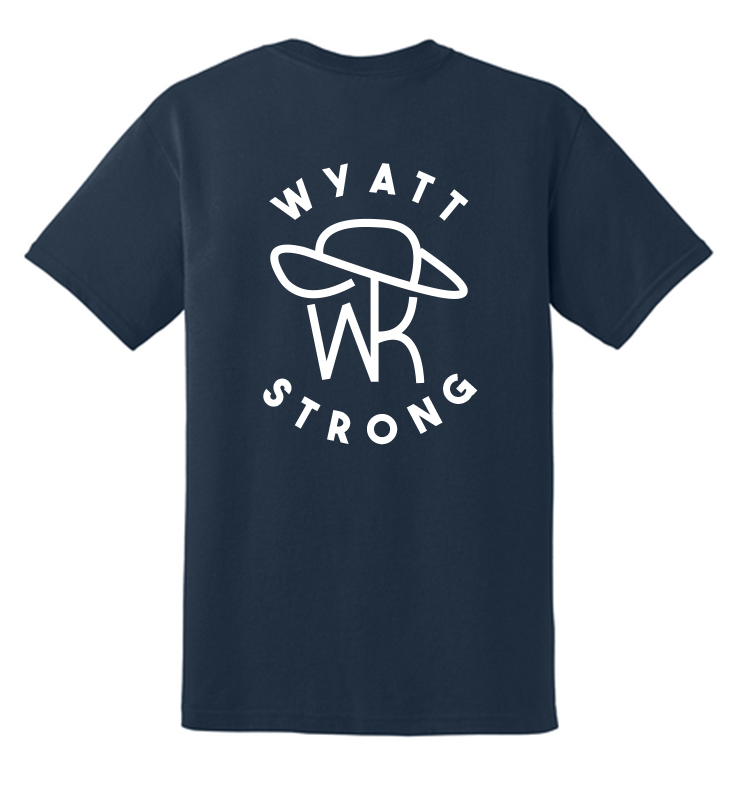 WYATT STRONG 50/50 NAVY T-SHIRT