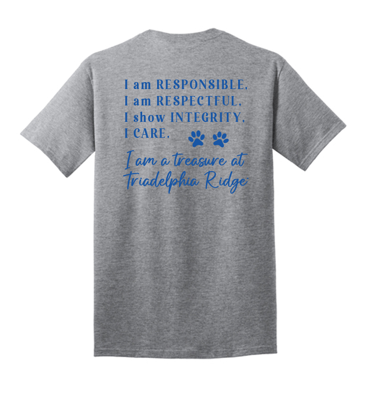 TRIADELPHIA RIDGE ATHLETIC HEATHER TEE