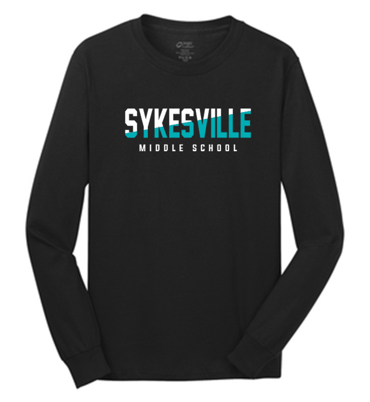 SYKESVILLE MIDDLE SCHOOL BLACK LONG SLEEVE