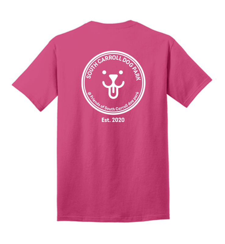 SOUTH CARROLL DOG PARK PINK T-SHIRT