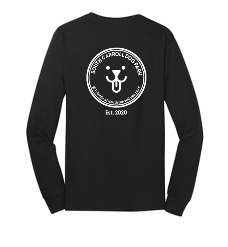 SOUTH CARROLL DOG PARK BLACK LONG SLEEVE