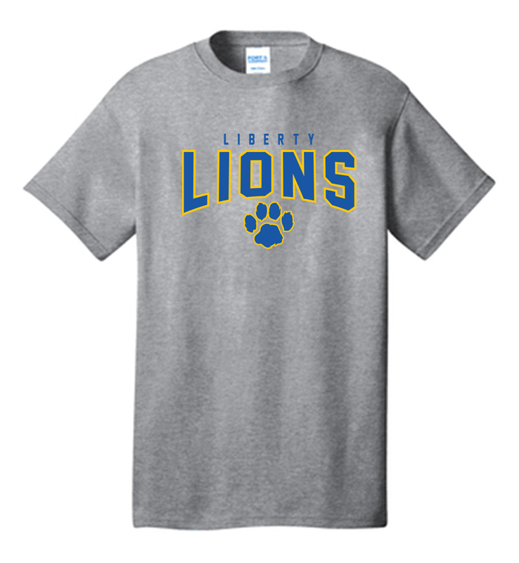 LIBERTY ATHLETIC BOOSTERS ATHLETIC HEATHER TEE