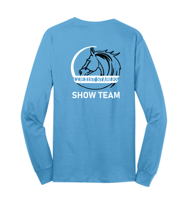 COEXIST STABLES AQUATIC BLUE LONG SLEEVE