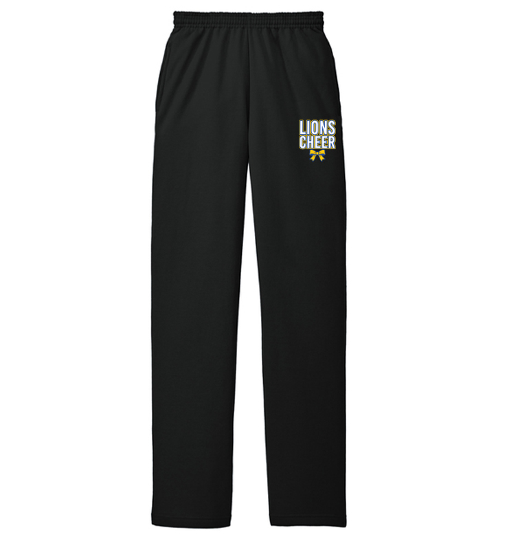 REQUIRED ALL LIBERTY CHEER BLACK PUFF SWEATPANT