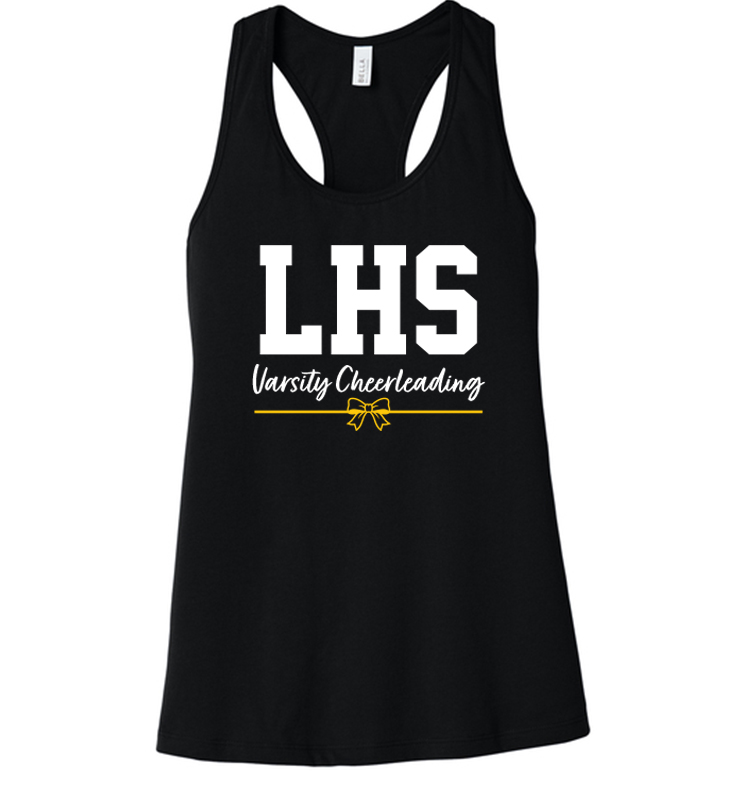 LIBERTY CHEER BLACK TANK TOP