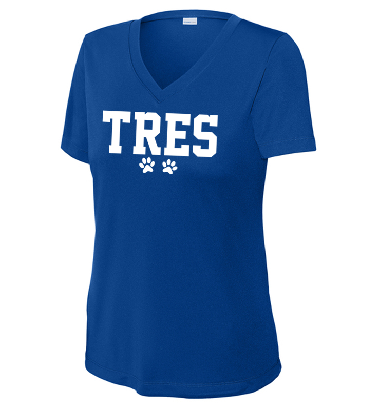 TRIADELPHIA RIDGE PERFROMANCE LADIES V-NECK