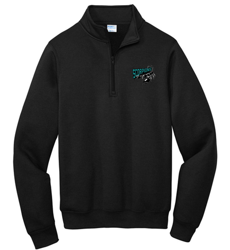 SYKESVILLE MIDDLE SCHOOL BLACK FLEECE QUARTER ZIP