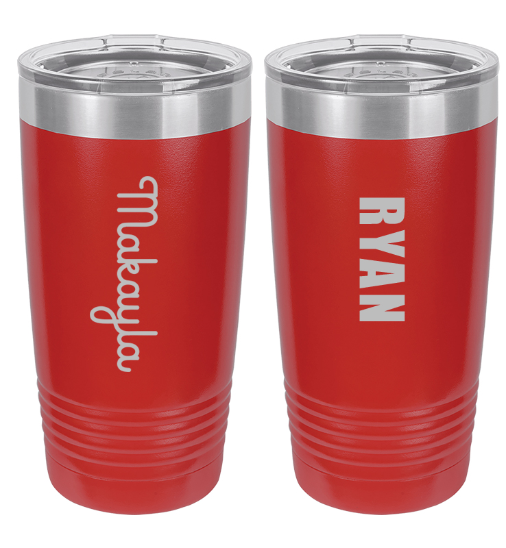 CARROLLTOWNE POLAR CAMEL 20 OUNCE ENGRAVED TUMBLER