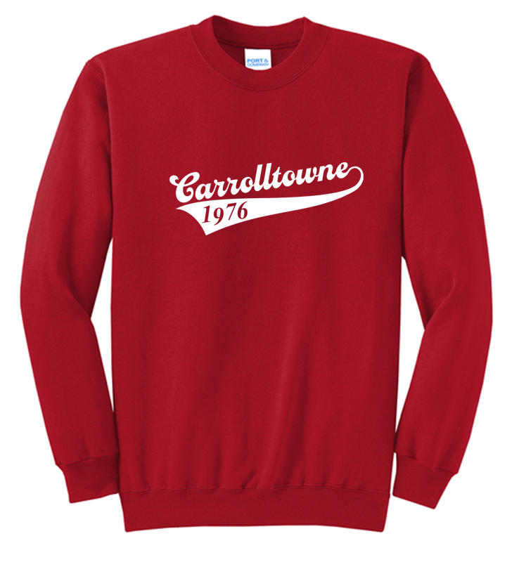 CARROLLTOWNE 1976 RED CREWNECK