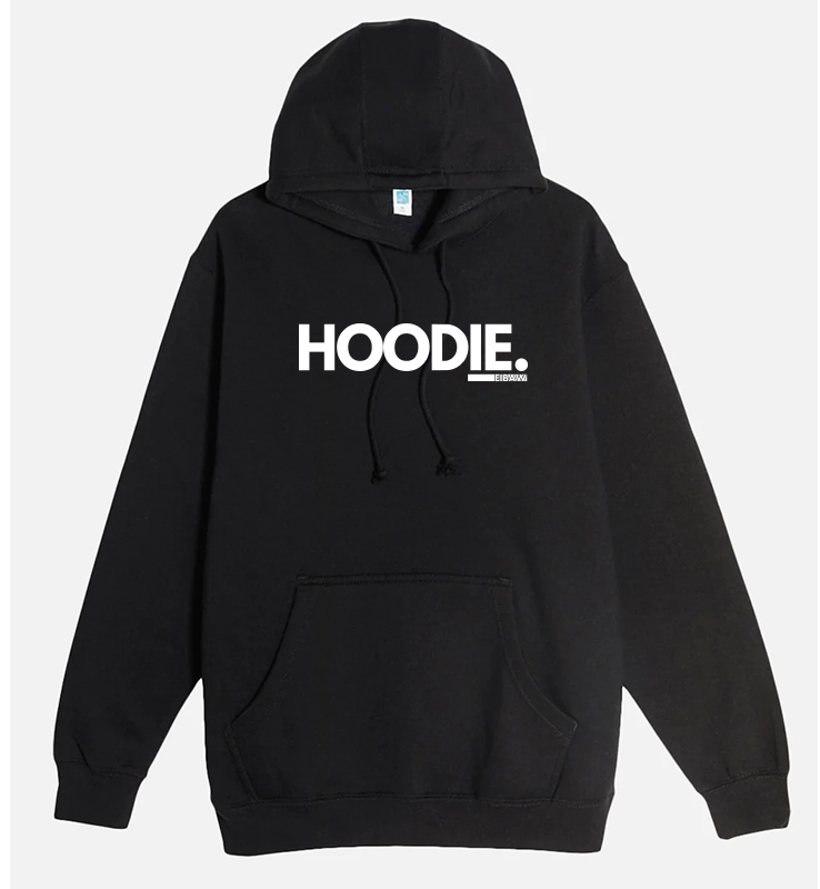 EIBAW HOODIE BLACK LANE7