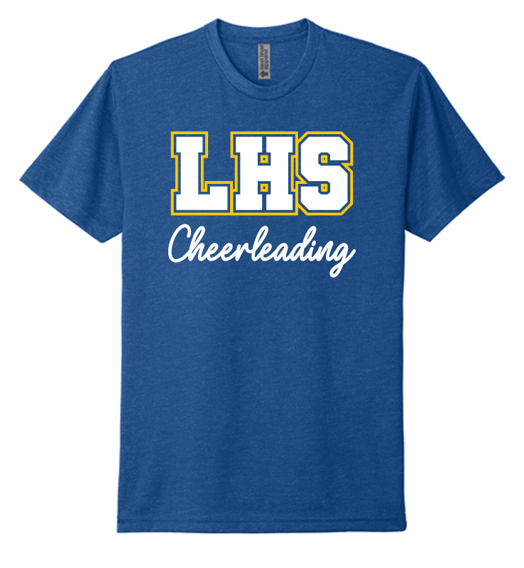 REQUIRED JV LIBERTY CHEER BLUE TEE