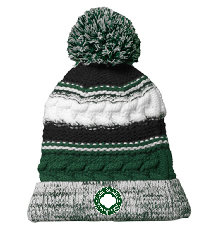 GS TROOP 1692 TEAM POM POM BEANIE