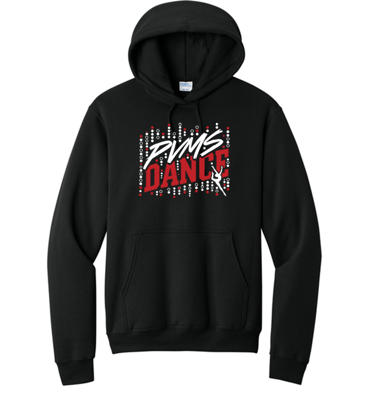 PVMS DANCE BLACK FLEECE HOODIE