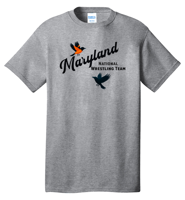 NATIONAL WRESTLING TEAM ATHLETIC HEATHER TEE